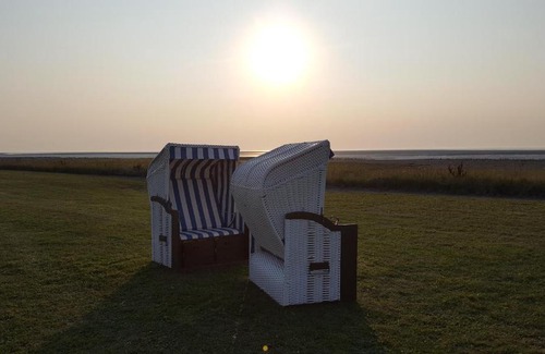 Friedrichskoog-Spitze Apartment | Grüne Düne Meerblick