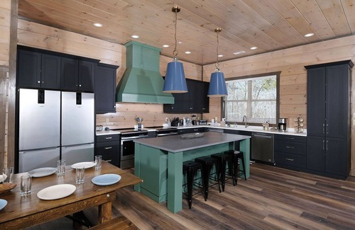 Sevierville Cabin | Grace Place - Private Indoor Pool, Hot Tub, Views, Theater, and more!