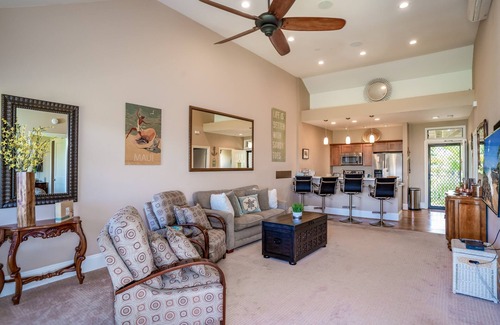 Wailea Condo | Grand Champions Villas 156 - Ocean & Golf Course View, King Size Bed