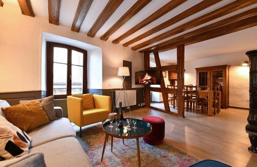 Gueberschwihr House | Grand gîte dans maison alsacienne historique