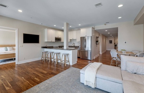 Grand Haven Condo | Grand Haven Water Views w/Pool & Fire Pit across from the Boardwalk!