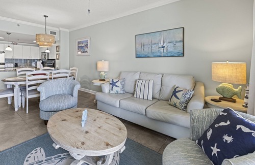 Panama City Beach Condo | Grand Panama 1703 Gulf Front. Largest Covered Balcony in the Building