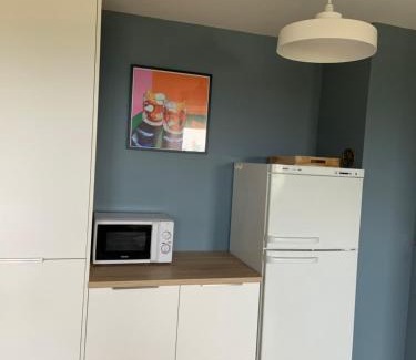 Benerville-sur-Mer Apartment | Grand rez de jardin-terrasse avec vue sur la mer - 2 chambres