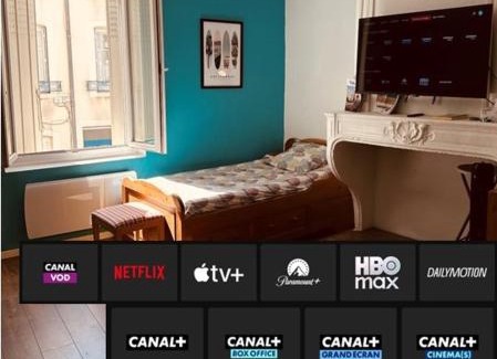 Saint-Pierre - Rene II - Bonsecours Apartment | Grand T1 tout confort offre cinéma Netflix, canal série, apple TV, OCS, paramount