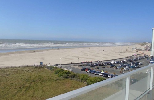 Berck-sur-Mer Apartment | Grand T3 vue mer avec balcon et parking, accès direct plage - FR-1-674-1