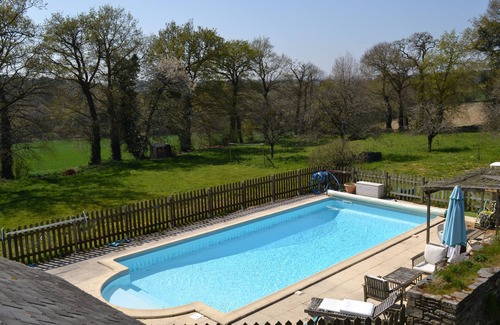 La Chapelle-Caro House | Grande Grange Bretonne, Piscine Chauffée et Tennis