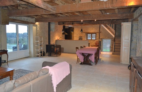 La Chapelle-Caro House | Grande Grange Bretonne, Piscine Chauffée et Tennis