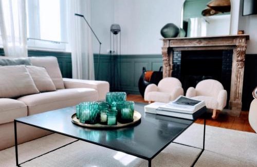 Abscon House | Grande Maison Bourgeoise avec Cour Privative, 5 Chambres, WiFi, Proche Commerces et Nature - FR-1-510-186