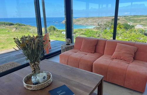Plogoff House | Grande Maison Contemporaine Avec vue mer Avec Piscine. Wifi