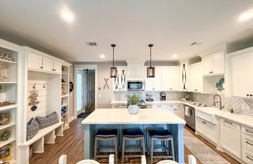 Crystal Beach House | Great location! Steps from the beach. 3BR, 2BA with family-friendly layout!