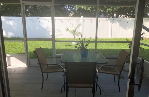 Florida Central Atlantic Coast House | Great Location One Bedroom ,One bathroom ,Living area , dinning, and patio .n