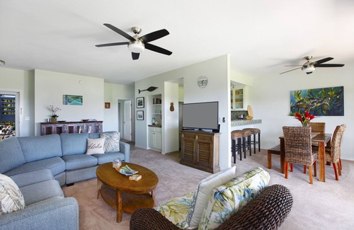 Poipu Condo | Great OCEAN VIEW. Walk to beach and GRAND HYATT.NEWLY RENOVATED IN 2024