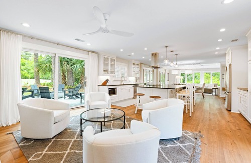 Sea Pines House | Great Sea Pines Location, Heatable Pool, NEW Fire Pit, Golf View Luxury Home