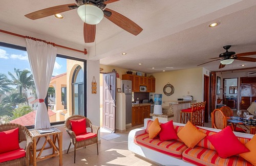 Akumal Condo | Great Value on the Beach! Cheerful and comfy third level condo with big views