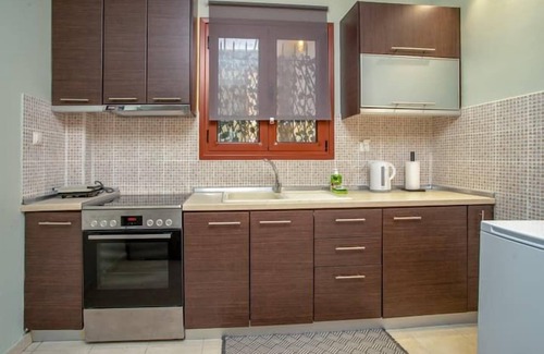 Afytos Apartment | Green Gem Apartment (ground fl), 2 bdrms, Afytos