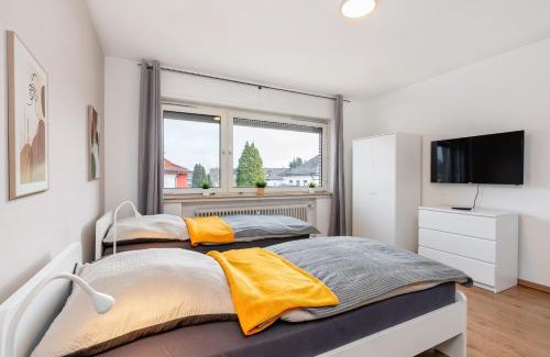 Baesweiler Apartment | Große Wohnung mit 7 Betten und Balkon