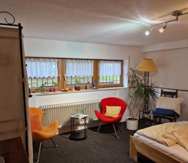 Rheinstetten House | großes gemütliches Zimmer mit eigener Dusche und Sauna auf Wunsch