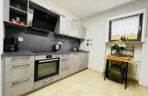 Marktredwitz Apartment | Großzügige Ferienwohnung für 5 Personen mit überdachter Terrasse und wundervollem Garten mit Koi-Teich in Waldnähe