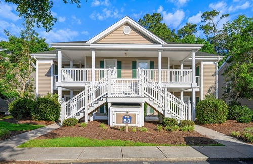 Pawleys Island Condo | Ground-floor 3-bedroom condo with stunning golf course views.