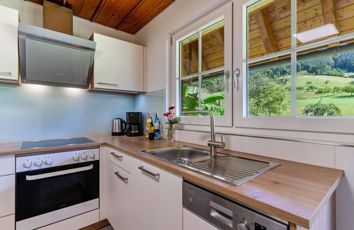 Nordrach Apartment | Ground floor holiday flat, 85sqm, 2 bedrooms, max. 4 persons with view of the farm garden