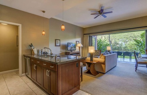Honokowai Condo | Ground Floor Largest 1BR w/yard at Prestigious Honua Kai K146