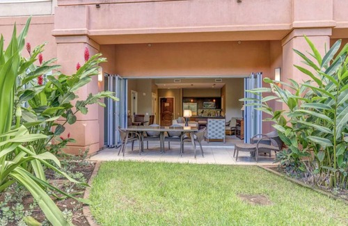 Honokowai Condo | Ground Floor Largest 1BR w/yard at Prestigious Honua Kai K146
