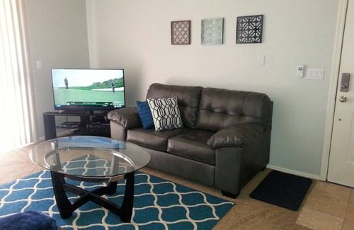 Tempe Condo | Ground floor, Pool, Spa & Fitness Room - 1Bd/1Ba condo. Covered parking spot