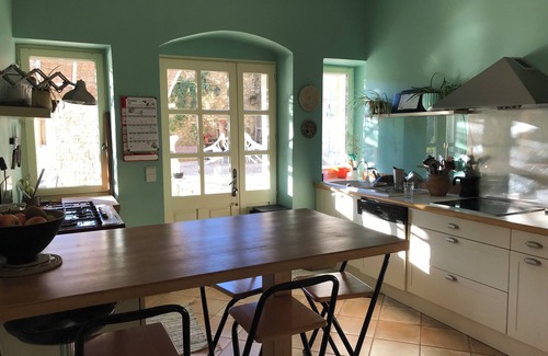 Rocher Villa | Group gite with spacious rooms, private pool and view