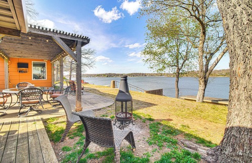 Grove House | Grove Lake House w/Boat Dock & Outdoor Spots!