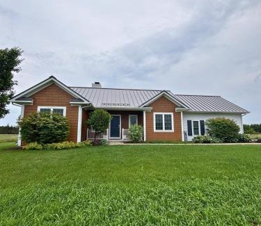 Baileys Harbor House | Grove Road Home - Private 5 Acres, Fire Pit, Spacious Retreat, Dog-F