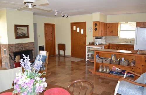 Hunt House | Guadalupe riverfront wooded Hill Country acreage located in Downtown Hunt, TX