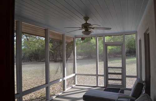 Hunt House | Guadalupe riverfront wooded Hill Country acreage located in Downtown Hunt, TX