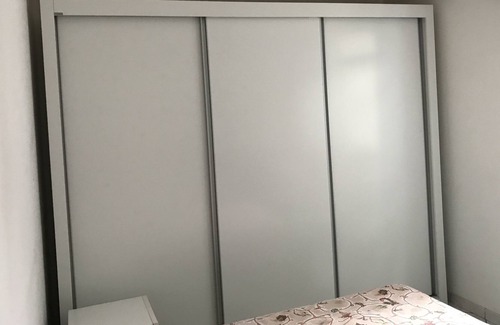 Centro Apartment | Guarapari Centro - Bedroom and Living Room + Dependence