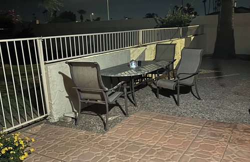Apache Wells Condo | Guest bedroom in cozy condo. Centrally located, private many amenities available