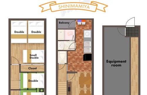 Naniwa Apartment | Guest House HARU DREAM SHINIMAMIYA