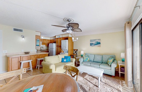 Panama City Beach Condo | Gulf-front, 14th-floor condo with balcony, pools, hot tubs, tennis, gym & saunas