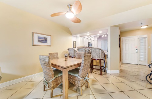 Orange Beach East Condo | Gulf-front 6th-floor condo with balcony, pool, hot tub, & sauna - beach access