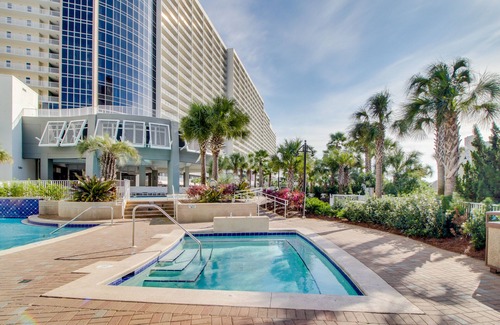 Panama City Beach House | Gulf Front Condo w/Stunning Views from Balcony, Shared Pool, & Easy Beach Access