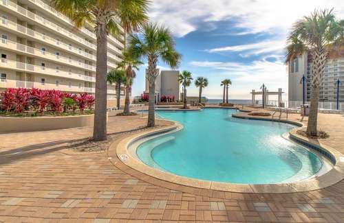 Panama City Beach House | Gulf Front Condo w/Stunning Views from Balcony, Shared Pool, & Easy Beach Access
