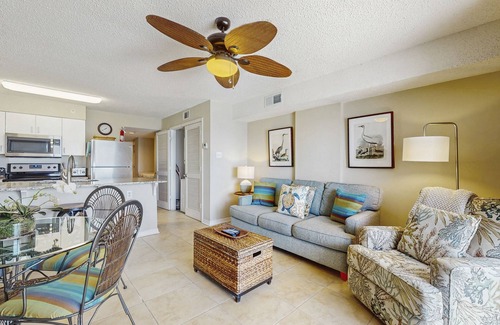 Gulf Shores Condo | Gulf front condo with community outdoor and indoor pools, hot tub, and sauna