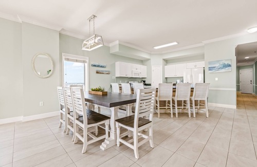 Gulf Shores Condo | Gulf-front condo with balcony overlooking beach, pool, new furniture, & W/D