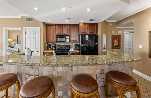 Panama City Beach Condo | Gulf Front END Unit in Sunrise Beach, Wrap Around Balcony! Close 2 Pier Park!