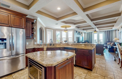 Sunset Beach House | Gulf-front estate with heated pool & balcony views - direct beach access