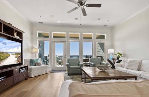 Navarre Beach House | Gulf front luxury w/2 king suites & dune crossover!