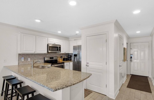Crystal Beach Condo | Gulf Front Master Bedroom, One Free Beach Set-up, Great Location!