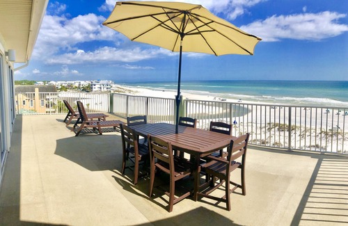 Seagrove Beach Condo | Gulf Front Penthouse Spectacular Panoramic Views of Eastern Lake and The Ocean