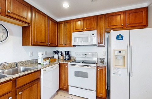 West Panama City Beach Condo | Gulf-front resort condo with beach view, balcony & pools/hot tub/lazy river