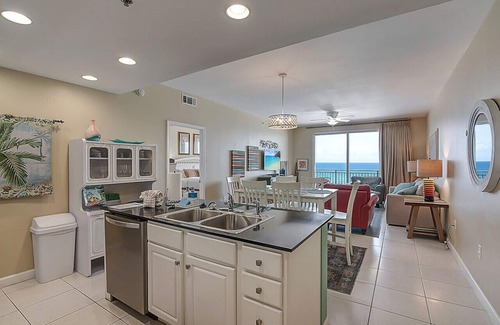 West Panama City Beach Condo | Gulf front Splash Resort Condo, 3rd Floor, Beachfront, Free Beach Service
