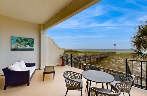 Navarre Beach House | Gulf front townhome w/water views, updated interior, beach access