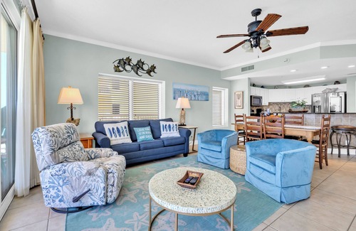 Panama City Beach Condo | Gulf Front~Wrap Balcony~VIP Parking~Largest Unit Size in Complex~Calypso 1-2109